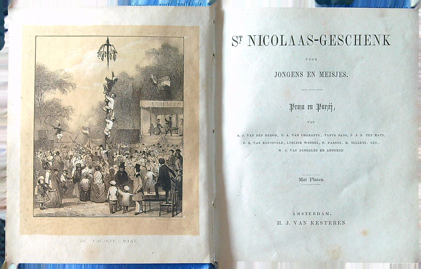 Bergh, S.J. van der e.a. - St. Nicolaas-geschenk voor jongens en meisjes  Proza en Poezij