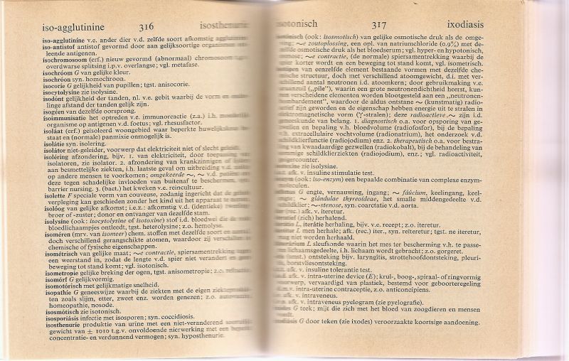 Coelho, M.B.  en G. Kloosterhuis Arts - Zakwoordenboek der geneeskunde 13e druk  .. bevattende de meeste in de geneeskunde voorkomende uitheemse en Nederlandse woorden, uitdrukkingen, afkortingen enz .