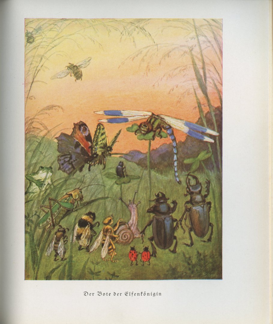 Bonsels, Waldemar - Himmelsvolk (Illustrierte Ausgabe), Ein Märchen von Blumen, Tieren und Gott.