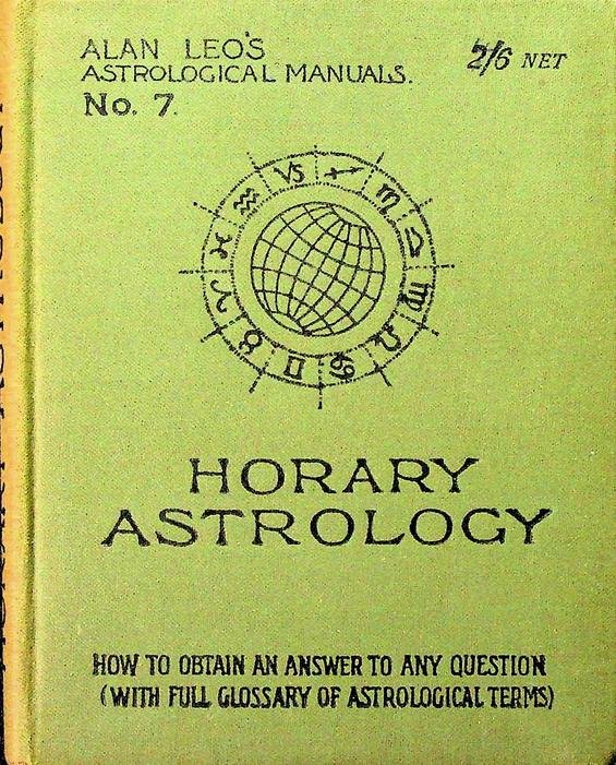 Leo, Alan - Horary Astrology
