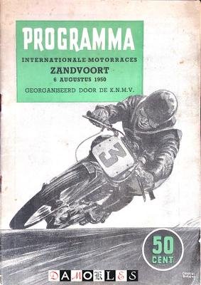Programmaboekje - Programma Internationale Motorraces Zandvoort 6 augustus 1950