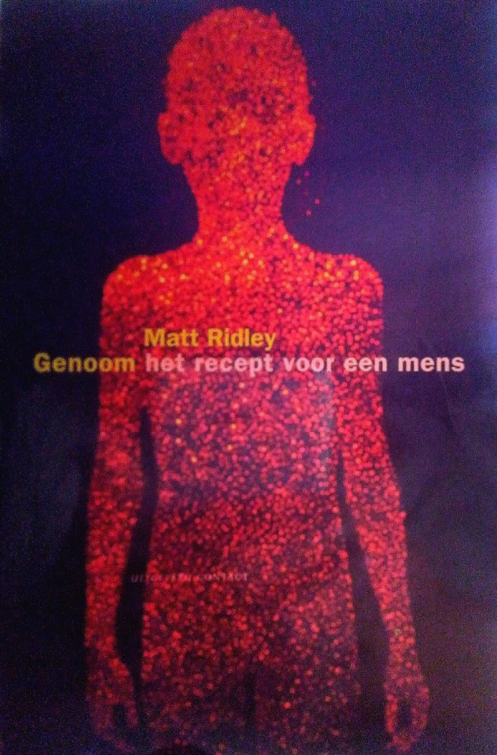 Ridley , Matt . [ isbn 9789025495848 ]  1017 - Genoom het Recept voor de Mens . ( Wat bepaalt de groei en ontwikkeling van een organisme? Waarom ontstaan bij het ene dier armen en bij andere dieren vleugels of vinnen? Waarom stopt die groei op een bepaald moment? Waarom wordt het lichaam oud en -