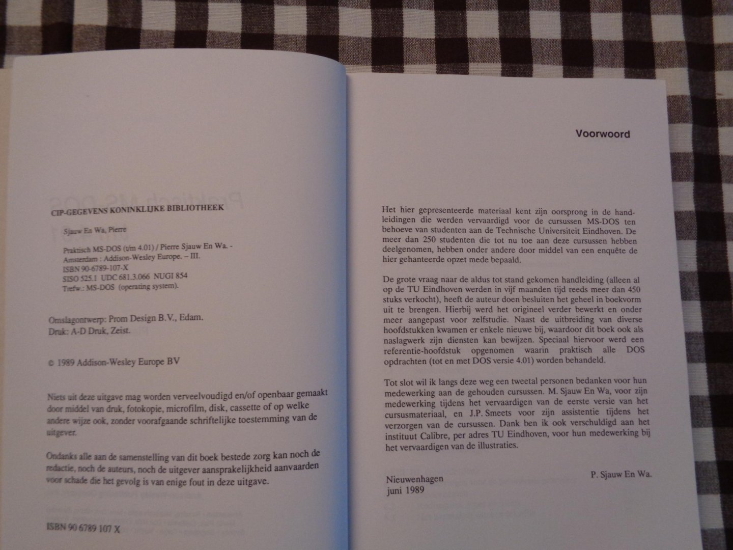 Sjauw En Wa, P. - Praktisch ms-dos t/m 4.01 /