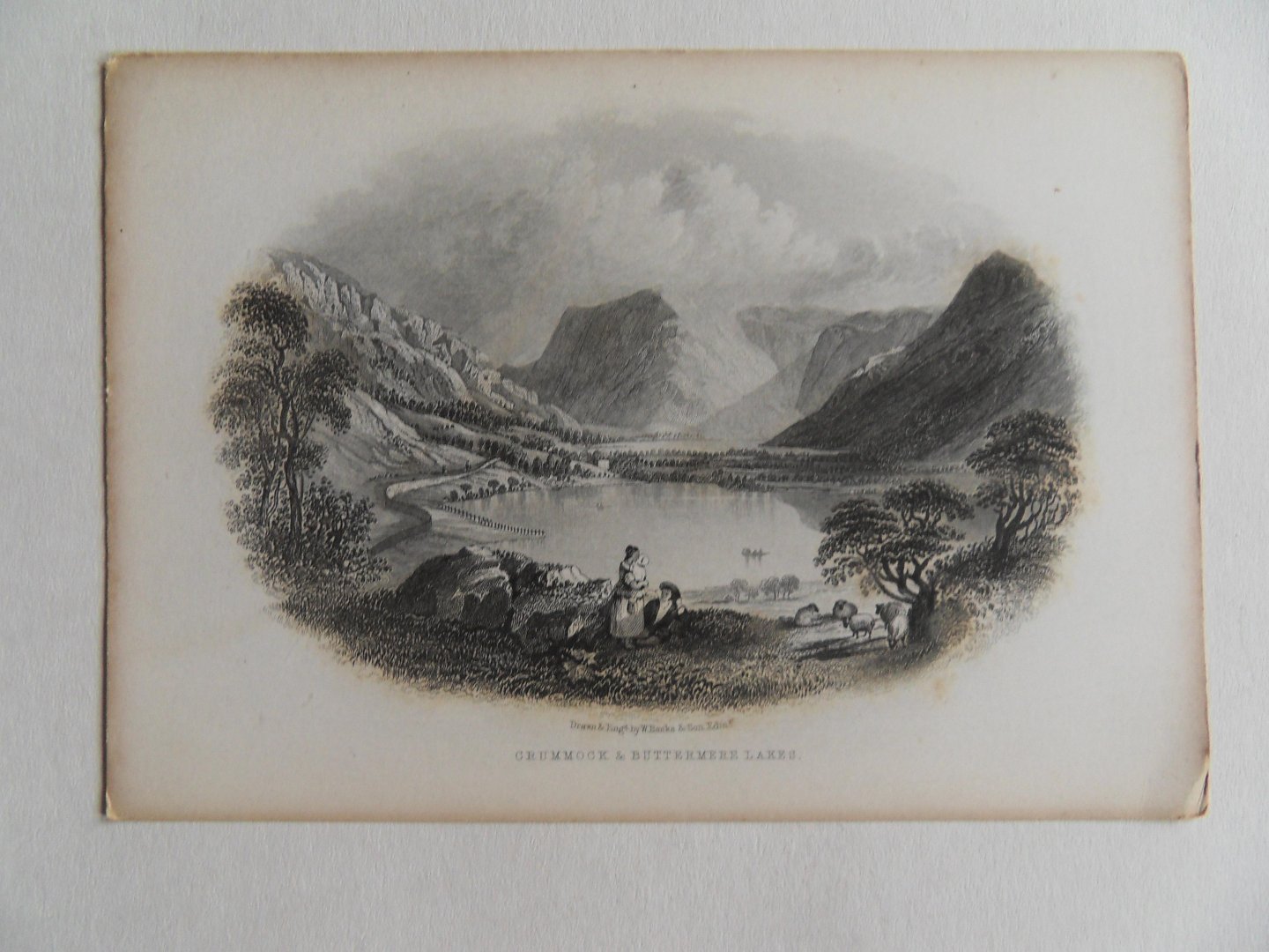 Garnett, J. - Garnett`s Views of the English Lakes. - Keswick District. [ Omslag met 11 losse gravures ].