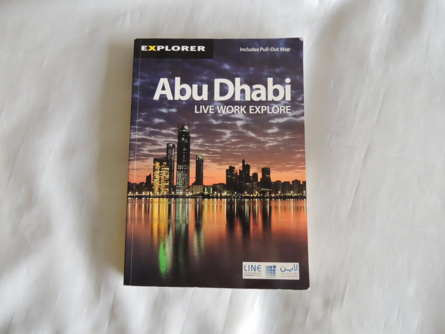  - Abu Dhabi live work explore - includes Pull Out Map