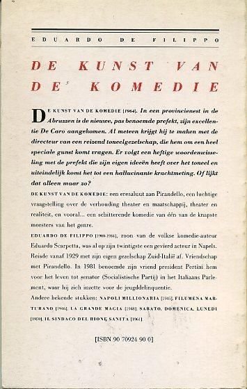 De Filippo, Eduardo - De kunst van de komedie.