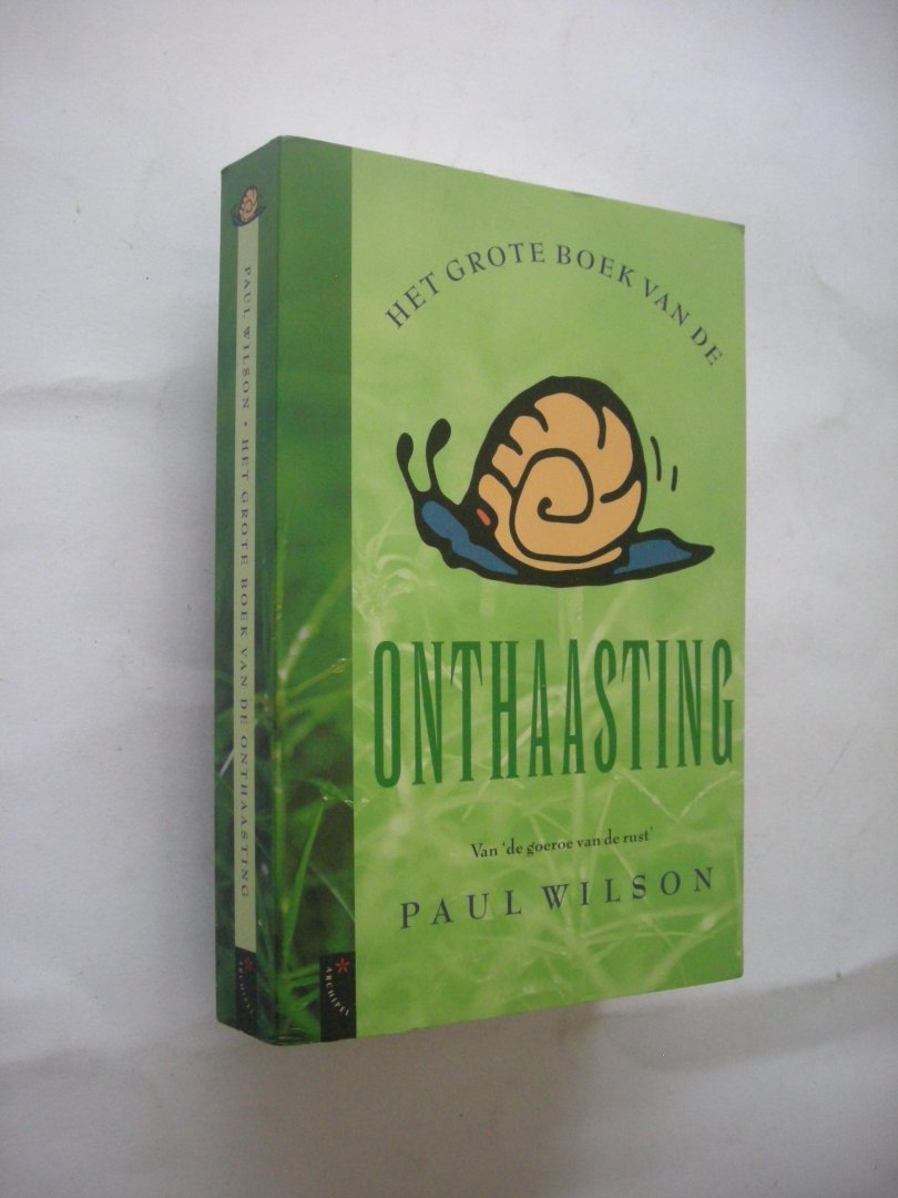 Wilson, Paul / Waterman, M., vert. - Het grote boek van de ONTHAASTING (Calm for Life)