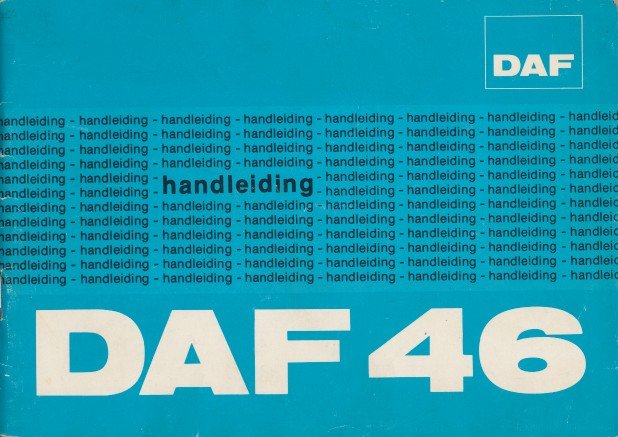  - Handleiding DAF 46. Luxe / Supeluxe