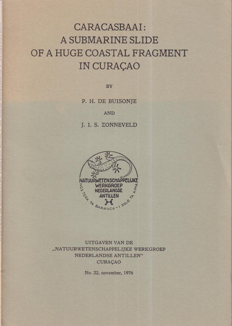 Buisonje, P.H de & Zonneveld, J.I.S. - Caracasbaai: a submarine slide of a huge coastal fragment in Curaçao