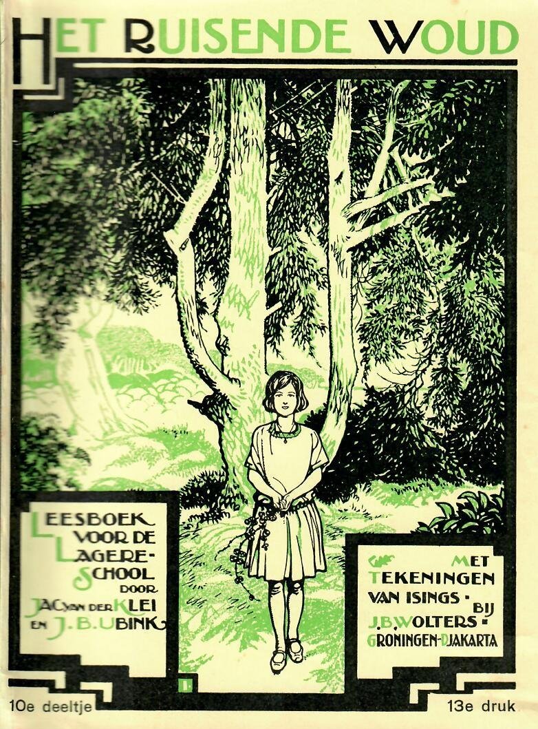 Klei, Jac. van der en J.B. Ubink - Het ruisende woud 10e deeltje