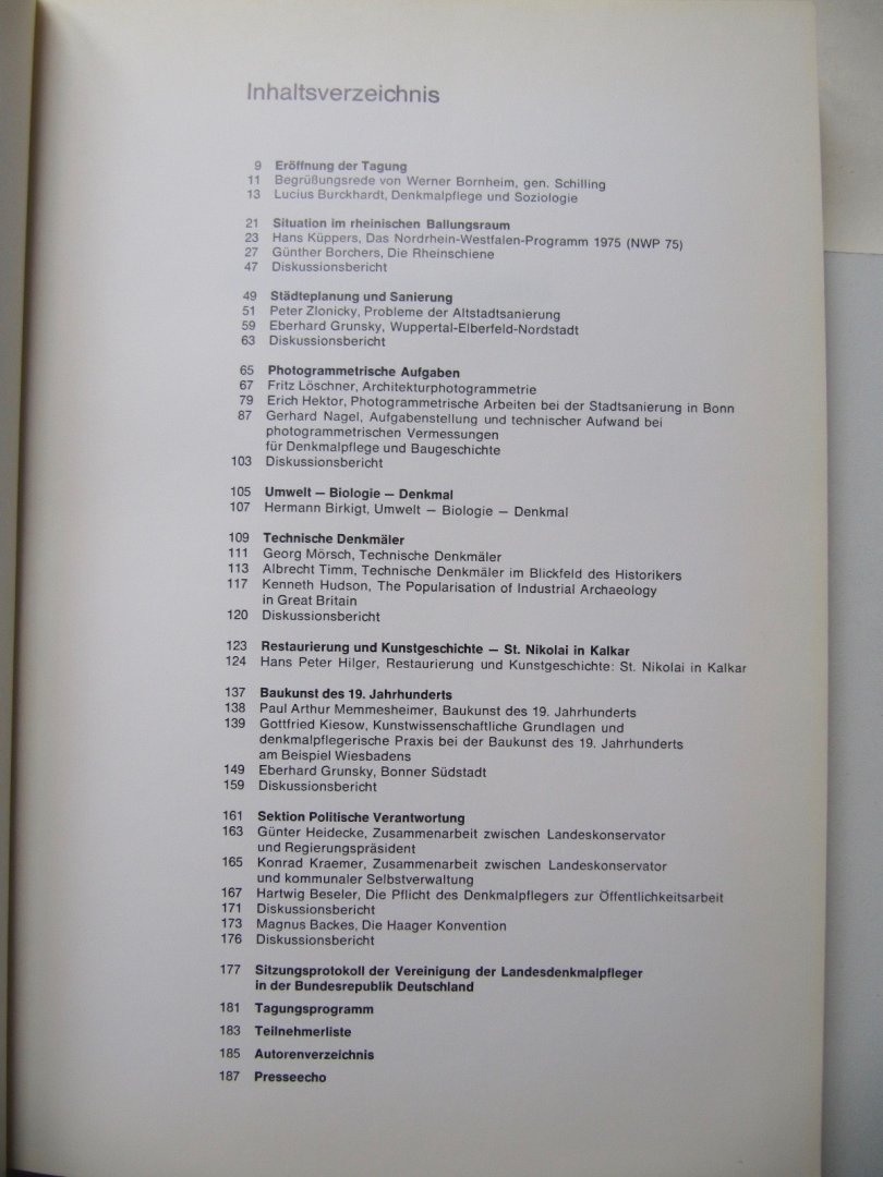 J. Kirschbauw - Denkmalpflege im Rheinischen Ballungsraum - Arbeitshefte 7