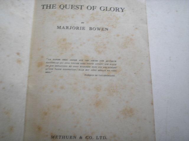 Bowen, Marjorie - The Quest of Glory
