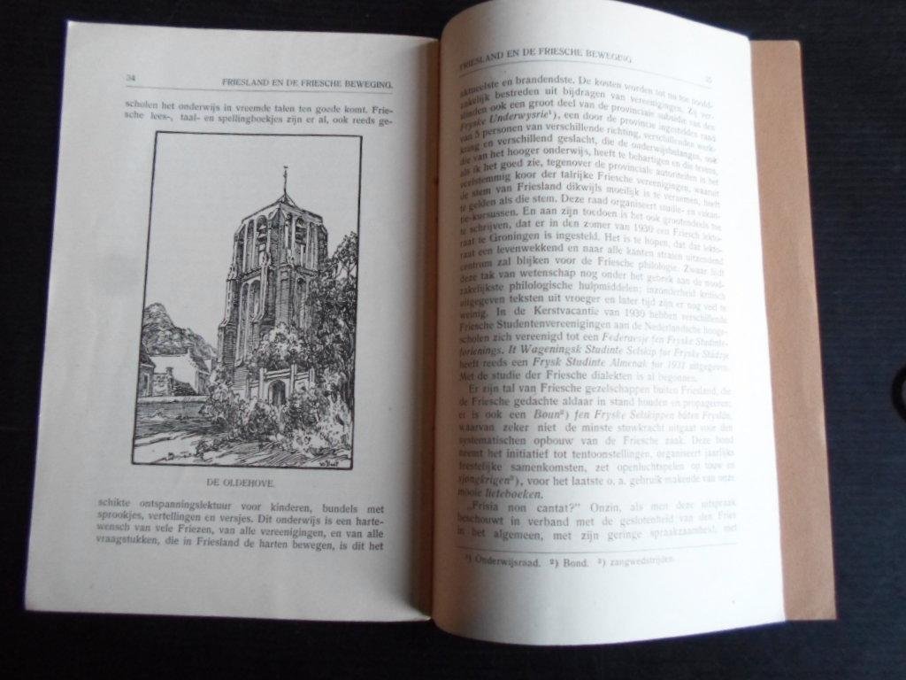 Gosses, Dr.G. - Brochure Friesland en de Friesche Beweging
