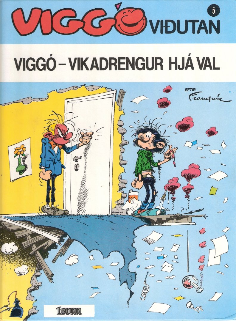 Franquin, André - Viggo vidutan - Vikadrengur hja vak (Guust Flater in het IJslands)