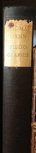 (MANN, THOMAS). BÜRGIN, Hans - Das Werk Thomas Manns. Eine Bibliographie unter Mitarbeit von Walter A. Reichart und Erich Neumann.