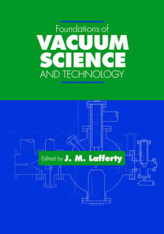 Lafferty, James M. - Foundations of Vacuum Science and Technology