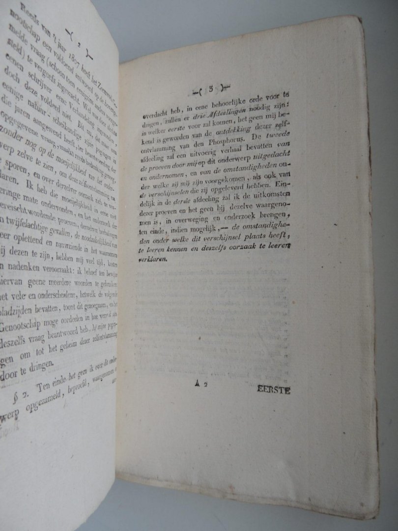 Bernardus Koning - Verhandeling over de zelfontvlamming van den phosphorus, in het luchtledige -  Nieuwe verhandelingen van het Zeeuwsch Genootschap der Wetenschappen