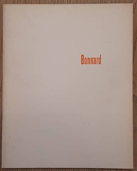 BONNARD. & MUSEUM BOYMANS. - Bonnard.