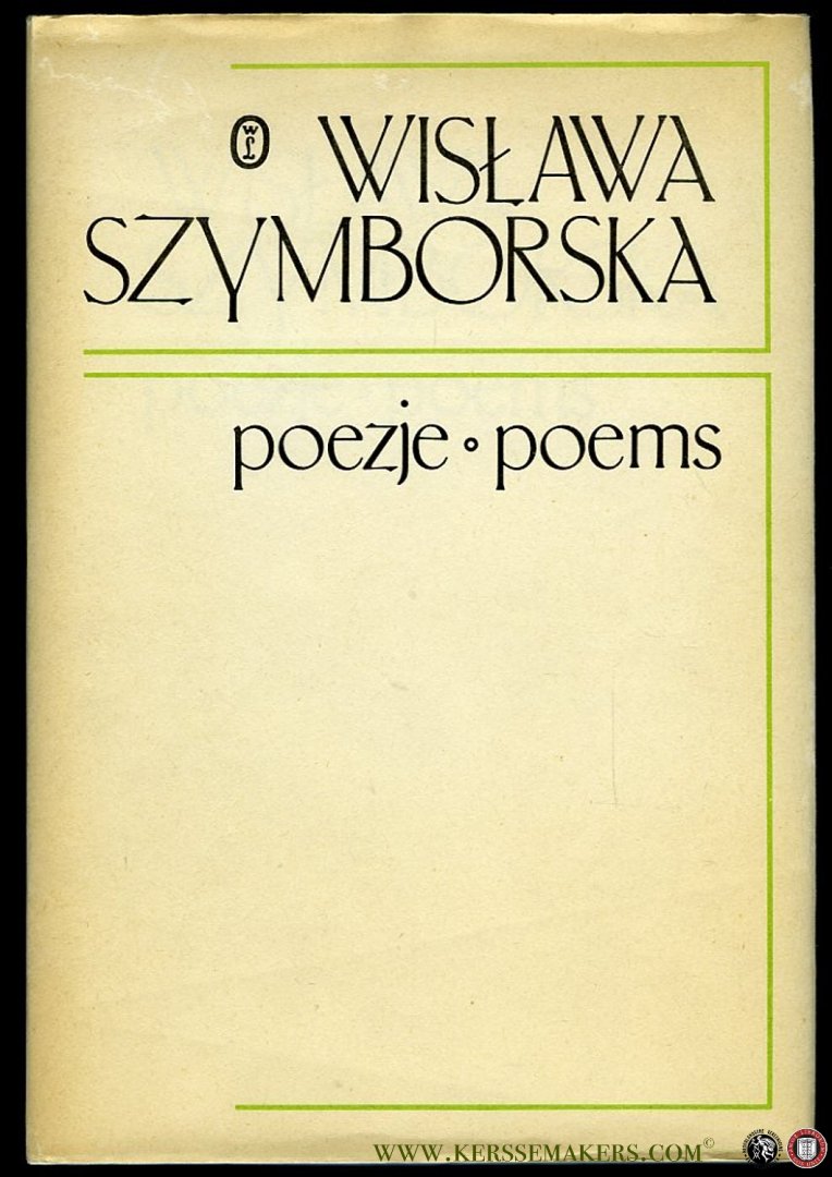 SZYMBORSKA, Wislawa - Poezje - Poems (bilangual: Polish - English)