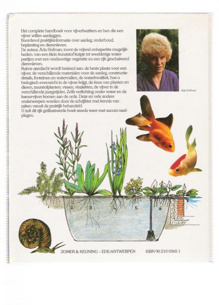 hofman, ada - het vijverboek ( praktisch handboek voor aanleg en onderhoud, planten en dierenleven )