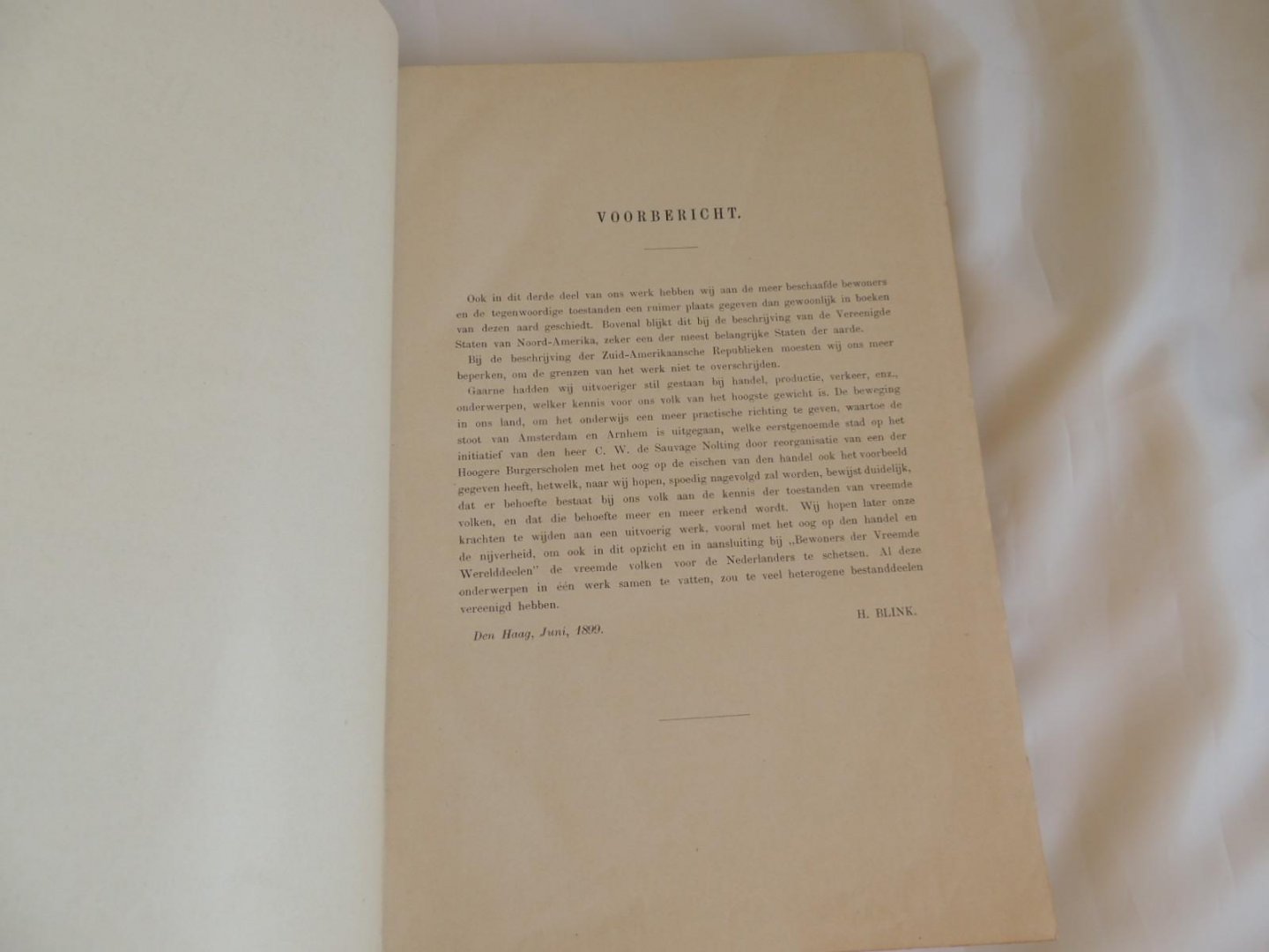 Blink, H - De Bewoners der Vreemde Werelddeelen. Afrika-Azië-Amerika-Australië; in hun leven, zeden en gewoonten, naar hun staatkundige, economische en sociale ontwikkeling en tevens in hun verhouding tot Europesche volken beschreven