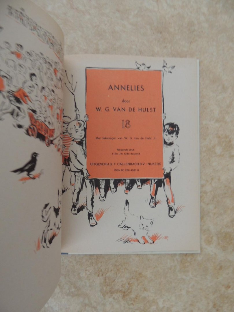 Hulst, W.G. van de - Annelies voor onze kleinen 18