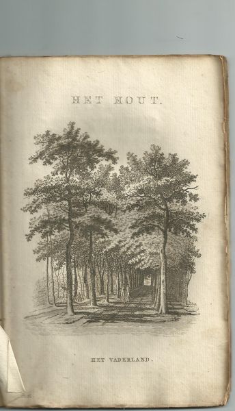 Loosjes, Adriaan (vermoedelijk) - Het hout of boschgedachten in zes bespiegelingen