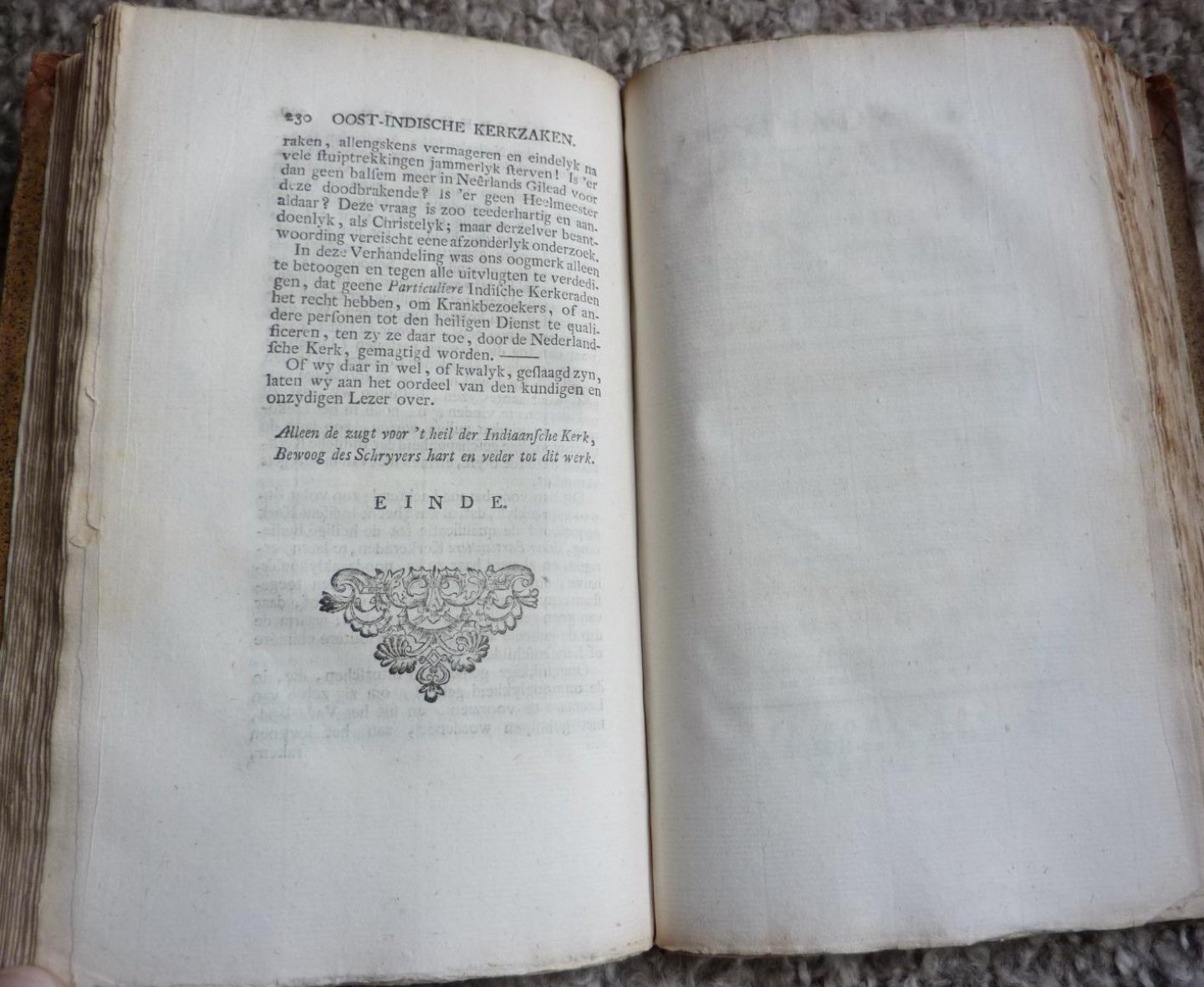Petrus Hofstede. Ex Bibl. Lion Cachet. - Oost-Indische Kerkzaken, zoo Oude als Nieuwe. Meest alle, uit oorspronglyke en ongedrukte stukken by een verzameld, in orde gebragt, en beredeneerd.