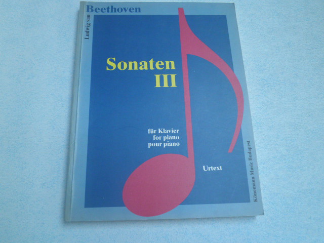 BEETHOVEN, L van - BEETHOVEN  SONATEN BAND III voor piano