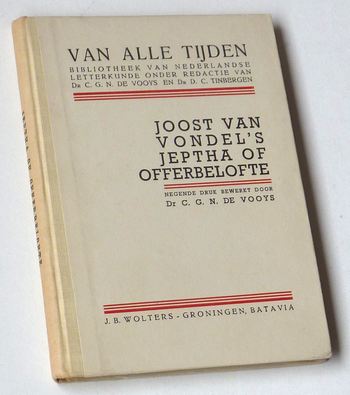 Vondel, Joost van (bewerking Dr C G N de Vooys) - Jeptha of Offerbelofte