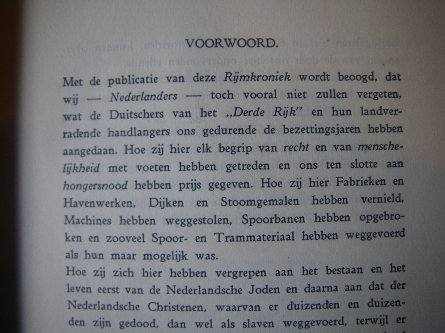 LUCARDIE, A.J.E. - Rijmkroniek - WERELDOORLOG 1940-1945 ( gedichten m.b.t. WO-II en Den Haag )
