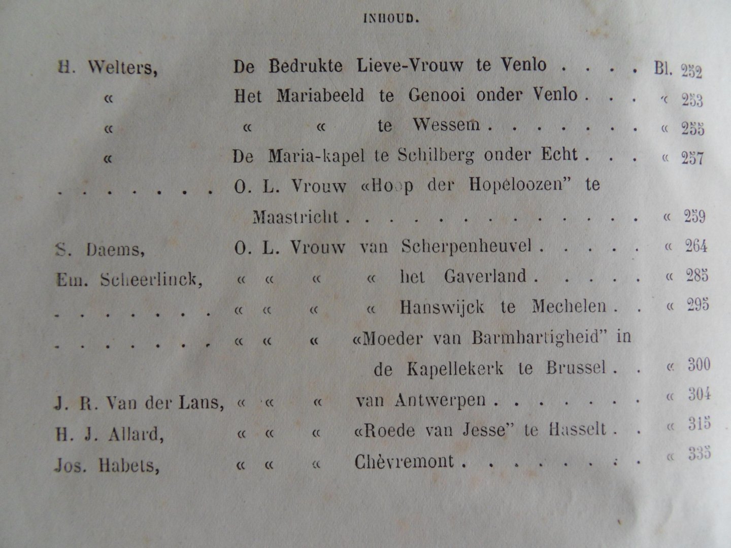Hezenmans, J.C.A.; Krugten, H. van; e.a. - Maria`s Heiligdommen. - Nederland en België.