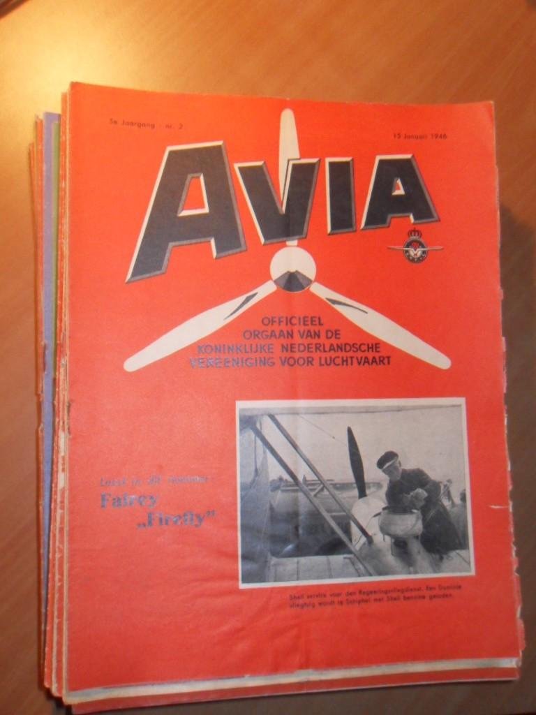 redactie - AVIA. Officieel Orgaan van de Koninklijke Nederlandsche Vereeniging voor Luchtvaart (1945-1946 zie meer info)