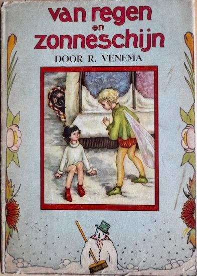 Venema, Reini - VAN REGEN EN ZONNESCHIJN. De vier jaargetijden met versjes en platen van Reini Venema.