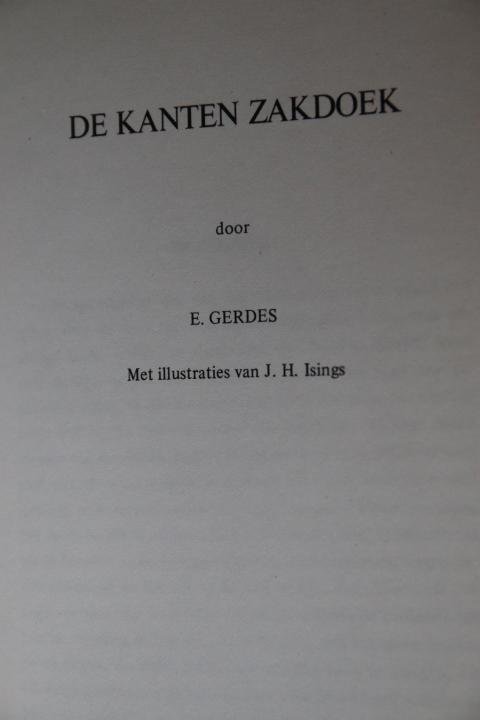 Gerdes, E. - De kanten zakdoek