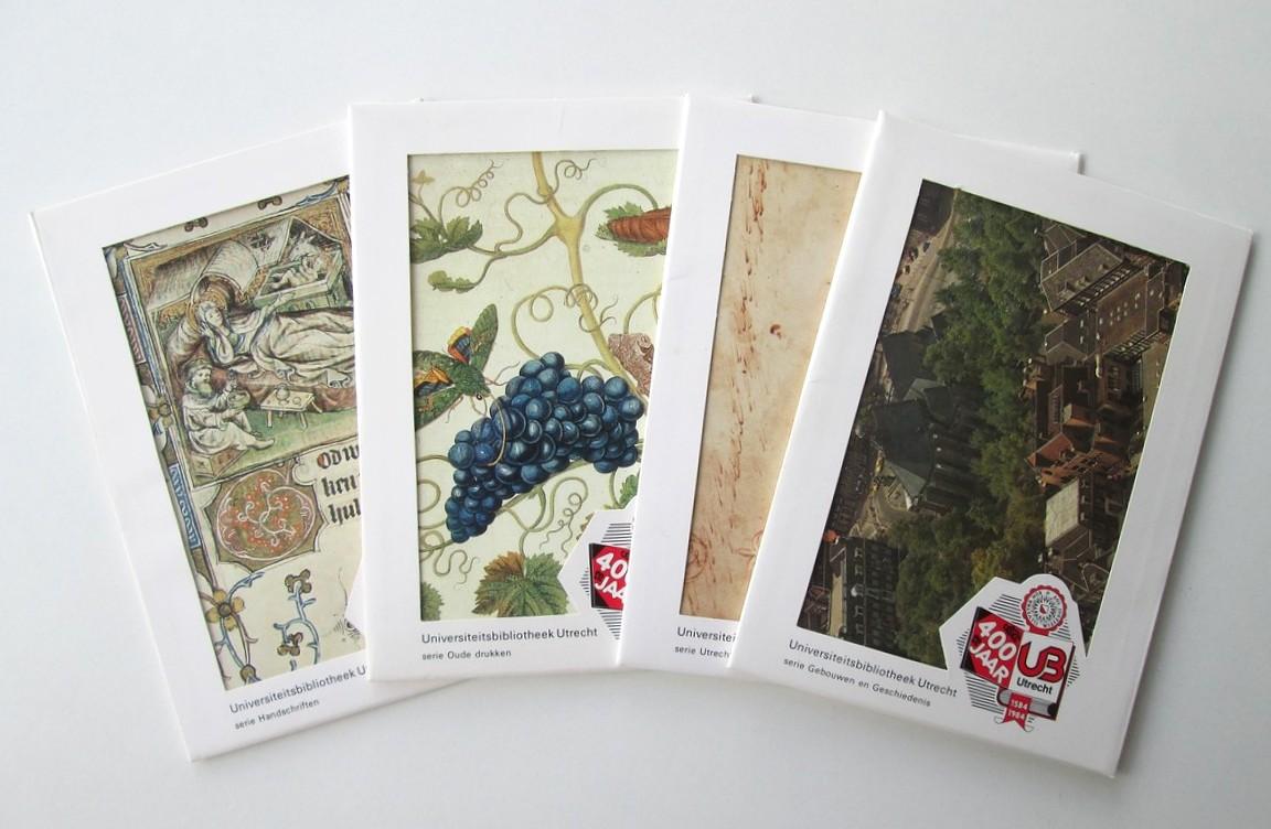 [Carte Postale] - 400 Jaar UB Utrecht 1584-1984: Series Handschriften / Oude drukken / Gebouwen en Geschiedenis / Utrechts Psalterium