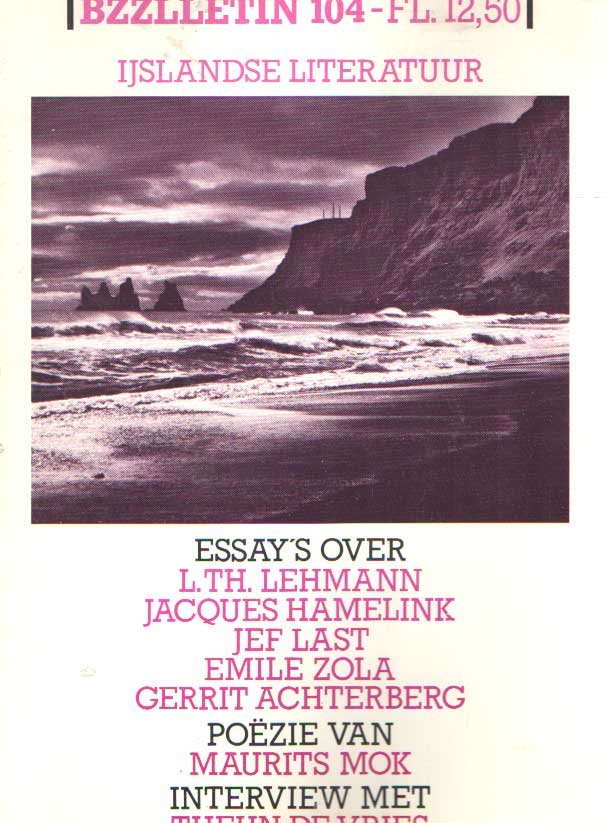 Diepstraten, Johan en Phil Muysson - Bzzlletin nr. 104. IJslandse literatuur