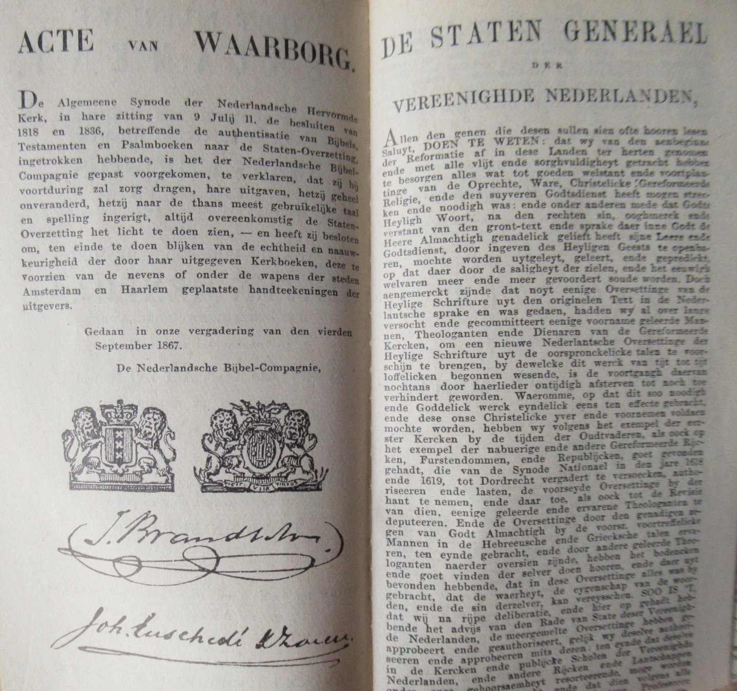  - Het Nieuwe Testament of alle boeken des nieuwen verbonds Onzes Heeren Jezus Christus, Psalmen en Evangelische gezangen, Catechismus