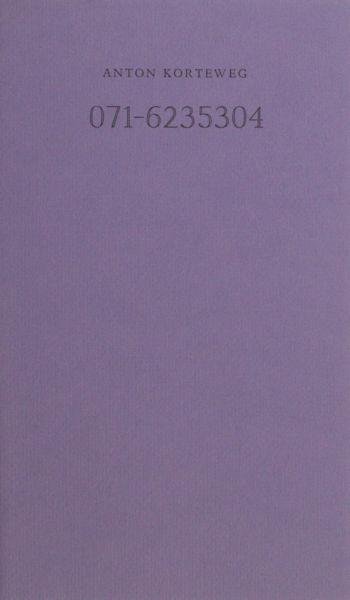 Korteweg, Anton. - 071-6235304.