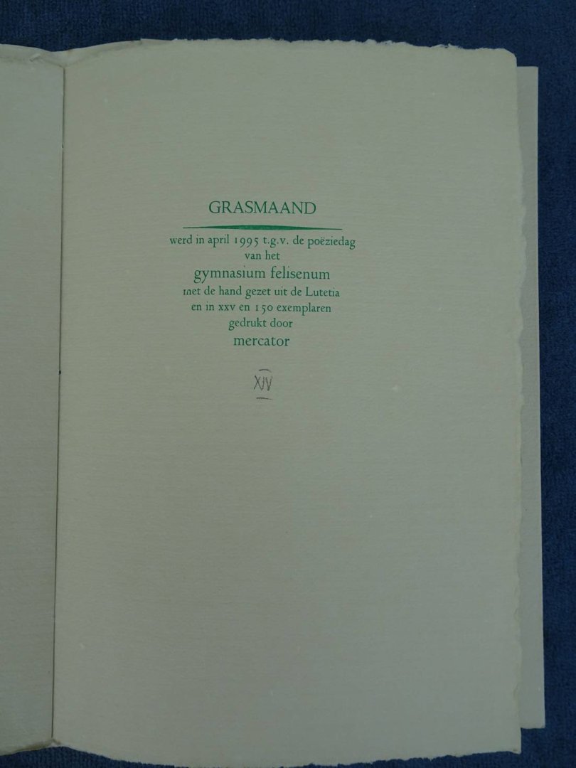 Berg, Arie van den. - Grasmaand.