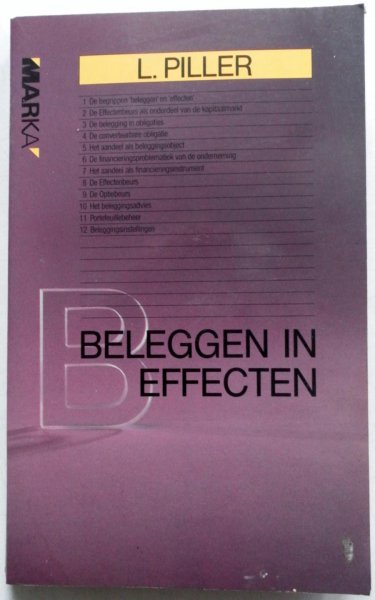 Piller L - Beleggen in effecten