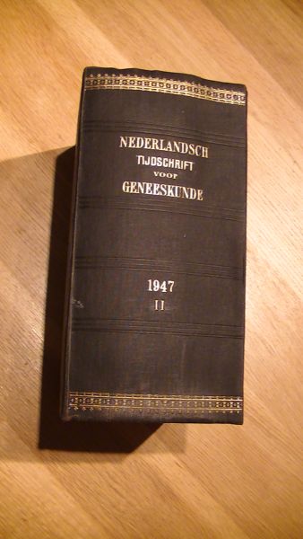 red. - Nederlandsch tijdschrift voor geneeskunde 1947 complete jaargang