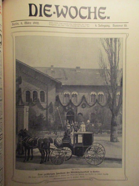  - Lot met 5 uitgavenbundels van Die Woche - 1902-1903