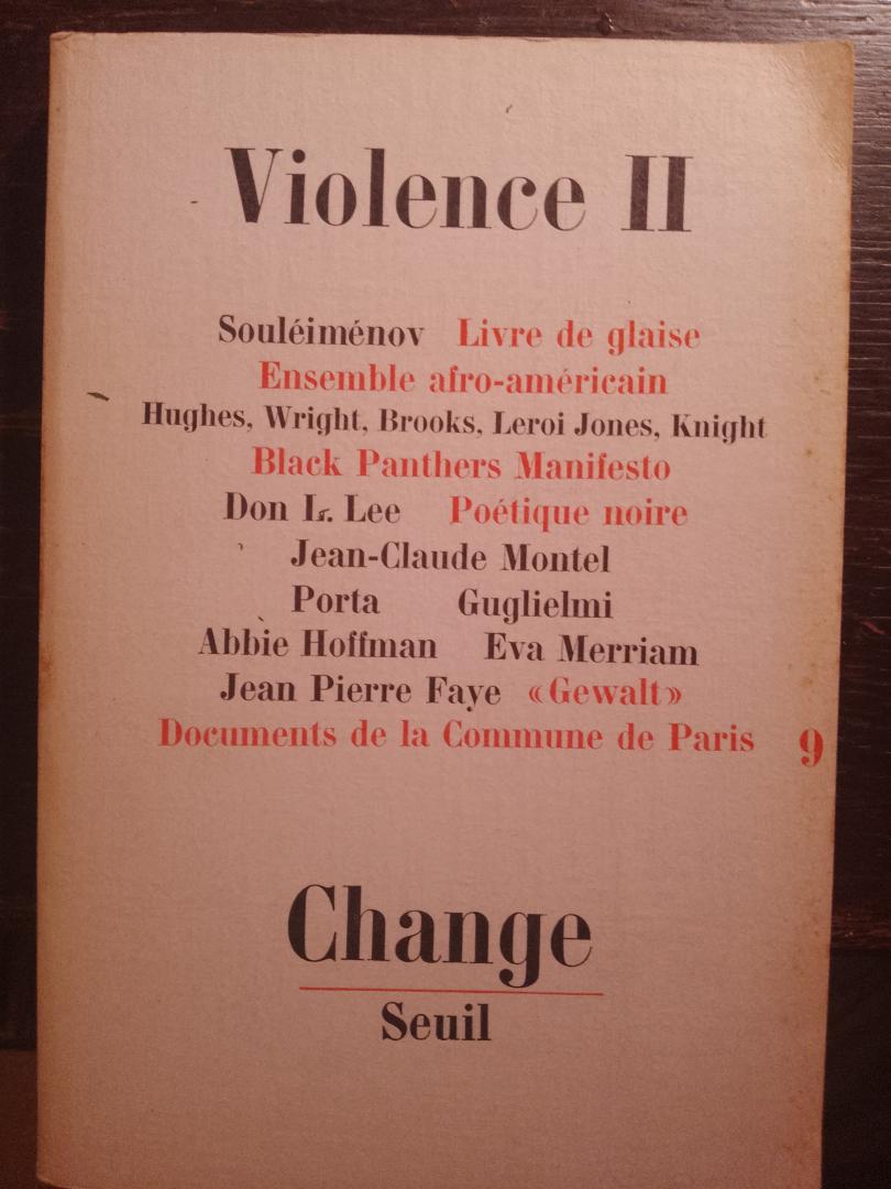 Jean-Claude Montel (ed.) - Violence II