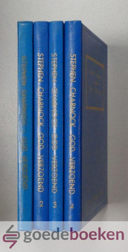 Charnock, Stephen - God verzoend, 4 delen compleet --- En de Wet in haar tweeërlei eis verheerlijkt en van haar vloek ontwapend.
