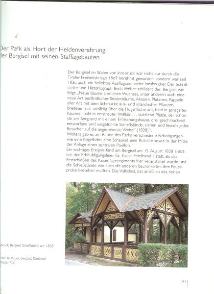 Frenzel Monika .. Vorwort Prof. Dr. Götz Pochat Präsident der Österreichischen  Gesellschaft für Historische Gärten - Gartenkunst in Tirol - von der Renaissance bis heute: Historische Gärten in Nord-, Ost- und Südtirol