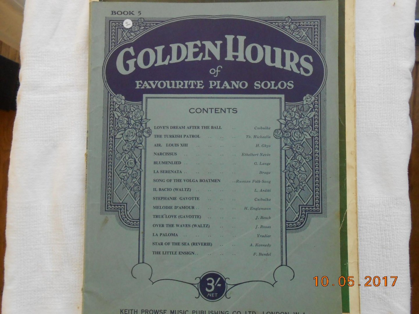 diverse componisten - Golden Hours of favorite piano solos