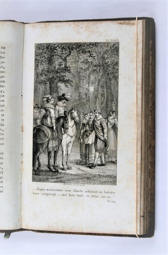 Loosjes, A - Het leven van Hillegonda Buisman. Eene Hollandsche familie geschiedenis uit de zeventiende eeuw - met Platen Deel II (4 foto's)