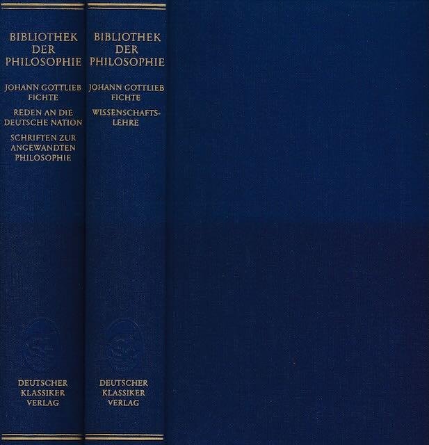 Fichte, Johann Gottlieb. - Schriften zur Wissenschaftslehre  Werke I & II.