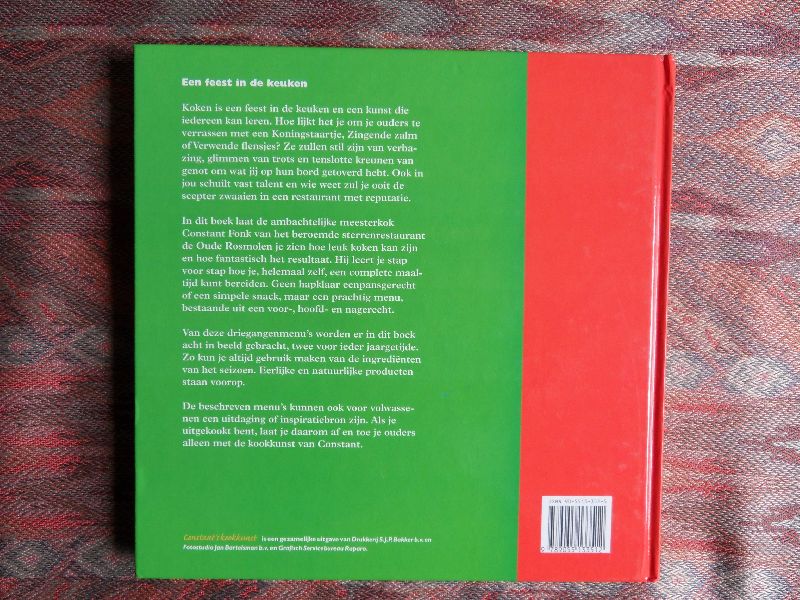 Fonk, Constant; OpSchrift; Osch, Yvonne van. - Constant`s Kookkunst. - Recepten voor kinderen (en volwassenen). - Voorwoord Aart Staartjes. Compleet met de CD.